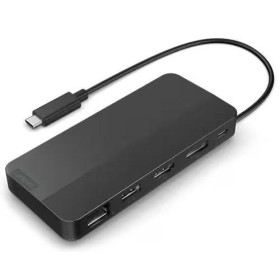 Lenovo USB-C Dual Display Travel Dock Color: Eclipse Black Weight: 137 g (0.3 lb) AC Plug: Type-C Output Power: 65W OS Requ LENO